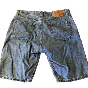 Levis 505 Shorts Mens 33‎ Denim Relaxed Fit Jean Western Cowboy Dad High Rise
